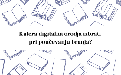 Izvedli smo usposabljanje za učitelje Poučevanje branja z digitalnimi orodji