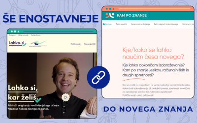 Do novega znanja še enostavneje